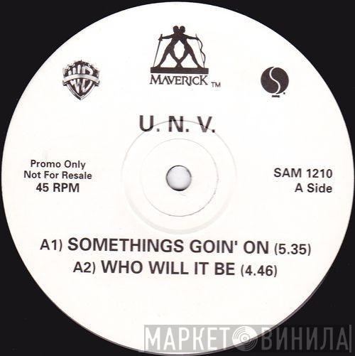  UNV  - Somethings Goin' On