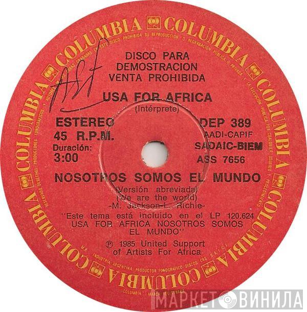  USA For Africa  - Nosotros Somos El Mundo = We Are The World