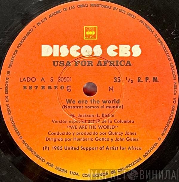  USA For Africa  - We Are The World = Nosotros Somos El Mundo