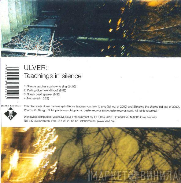Ulver - Teachings In Silence