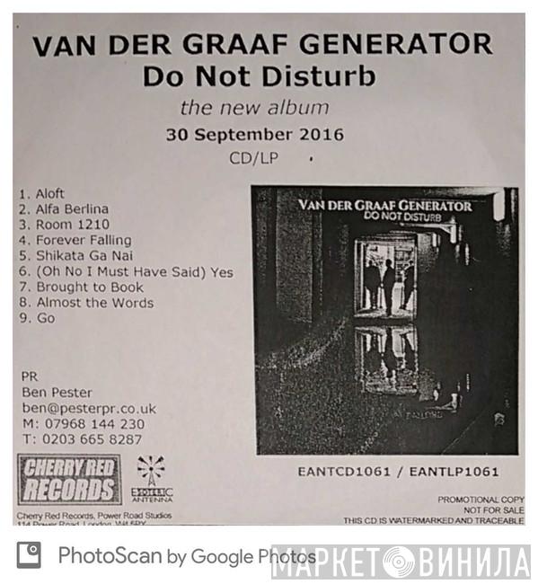  Van Der Graaf Generator  - Do Not Disturb