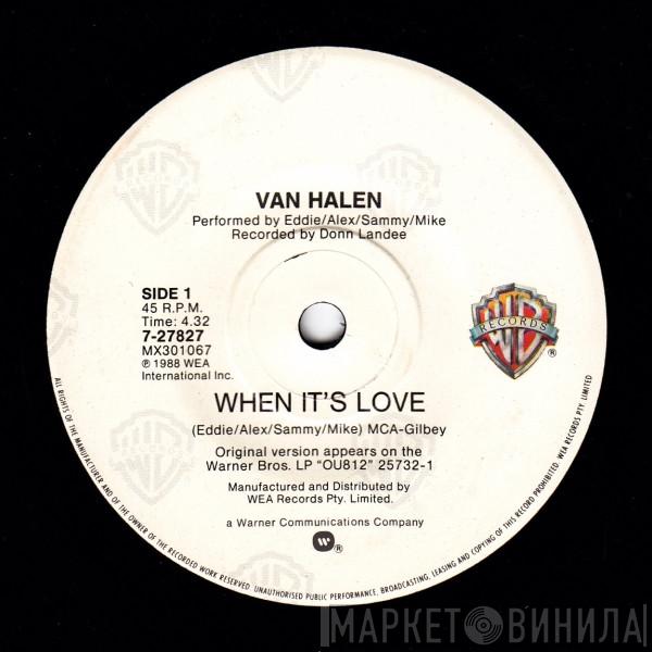 Van Halen - When It's Love