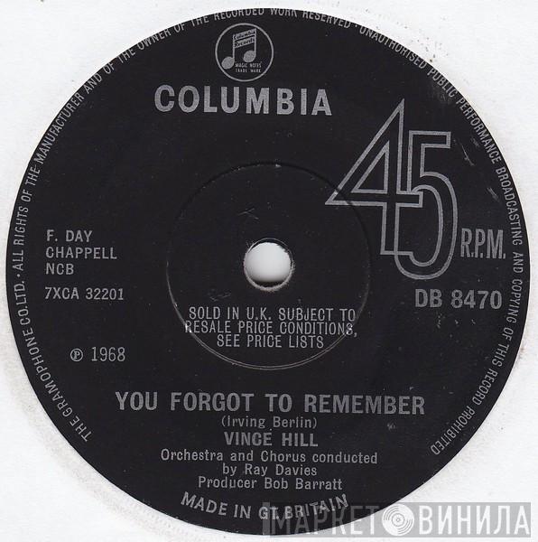 Vince Hill - You Forgot To Remember