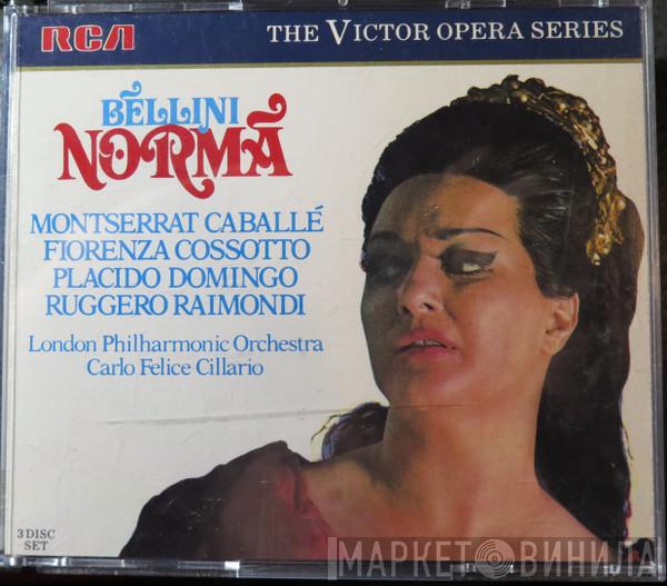 - Vincenzo Bellini , Montserrat Caballé , Fiorenza Cossotto , Placido Domingo , Ruggero Raimondi , The London Philharmonic Orchestra  Carlo Felice Cillario  - Norma