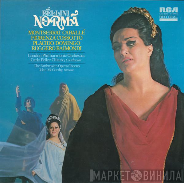 , Vincenzo Bellini , Montserrat Caballé , Fiorenza Cossotto , Placido Domingo , Ruggero Raimondi , The London Philharmonic Orchestra , Carlo Felice Cillario , The Ambrosian Opera Chorus  John McCarthy  - Norma
