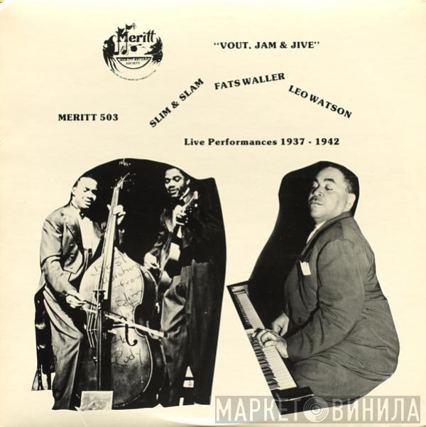  - Vout, Jam & Jive (Live Performances 1937 - 1942)