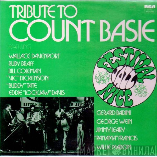 , Wallace Davenport , Ruby Braff , Bill Coleman  , Vic Dickenson , Buddy Tate , Eddie "Lockjaw" Davis , Gérard Badini , George Wein , James Leary , Panama Francis  Willie Mabon  - Tribute To Count Basie