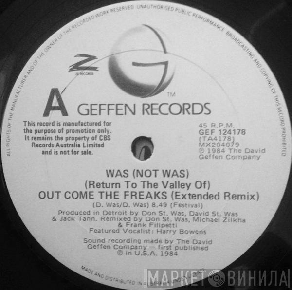  Was (Not Was)  - (Return To The Valley Of) Out Come The Freaks - Remixed Version