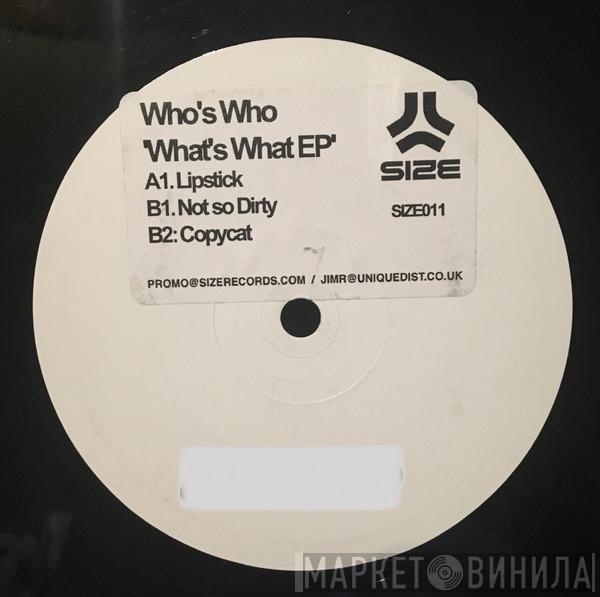 Who's Who? - What's What EP