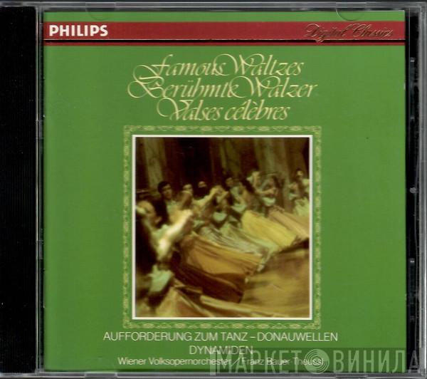 , Wiener Volksopernorchester  Franz Bauer-Theussl  - Famous Waltzes