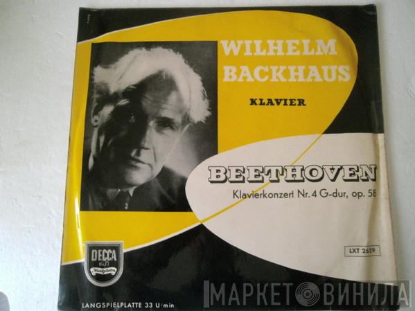 , Wilhelm Backhaus  Ludwig van Beethoven  - Klavierkonzert Nr. 4 G-dur, Op. 58