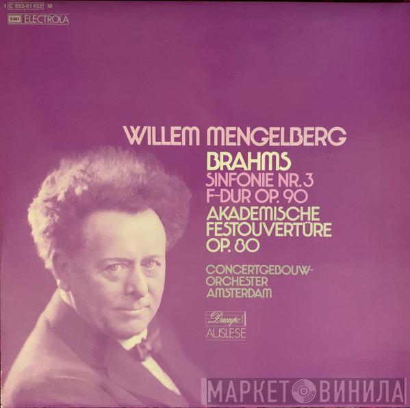 , Willem Mengelberg , Johannes Brahms  Concertgebouworkest  - Sinfonie Nr. 3 F-dur Op. 90