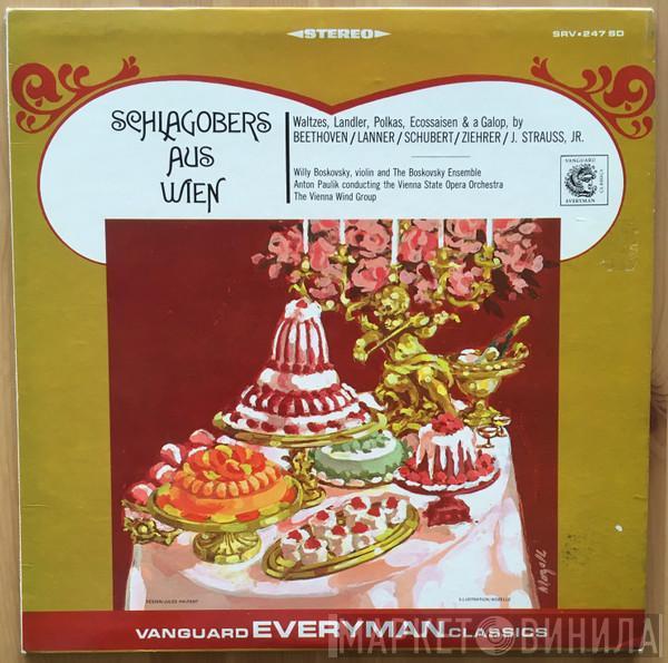 Willi Boskovsky, The Boskovsky Ensemble, Anton Paulik, Orchester Der Wiener Staatsoper, Vienna Wind Group - Schlagobers Aus Wien - Waltzes, Landler, Polkas, Ecossaisen & a Galop