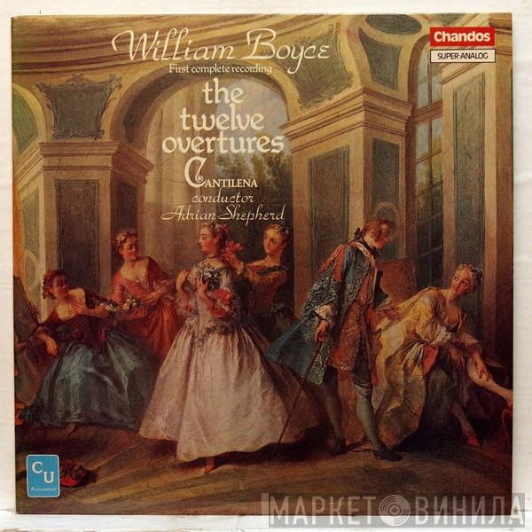 , William Boyce , Cantilena  Adrian Shepherd  - The Twelve Overtures (First Complete Recording)