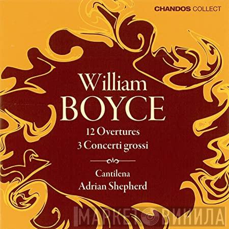 , William Boyce , Cantilena  Adrian Shepherd  - Twelve Overtures And Three Concerti Grossi