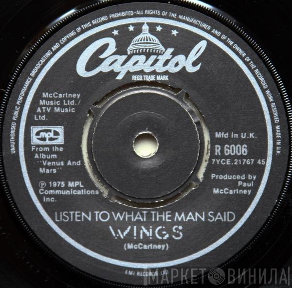  Wings   - Listen To What The Man Said