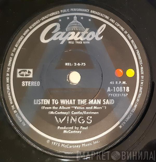  Wings   - Listen To What The Man Said