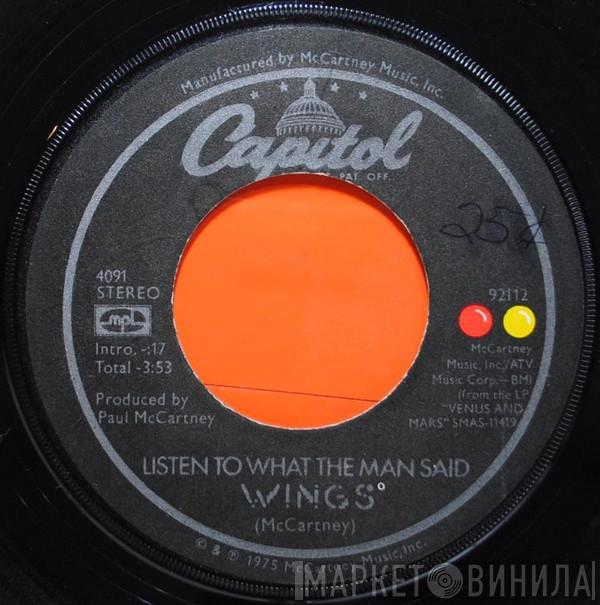  Wings   - Listen To What The Man Said