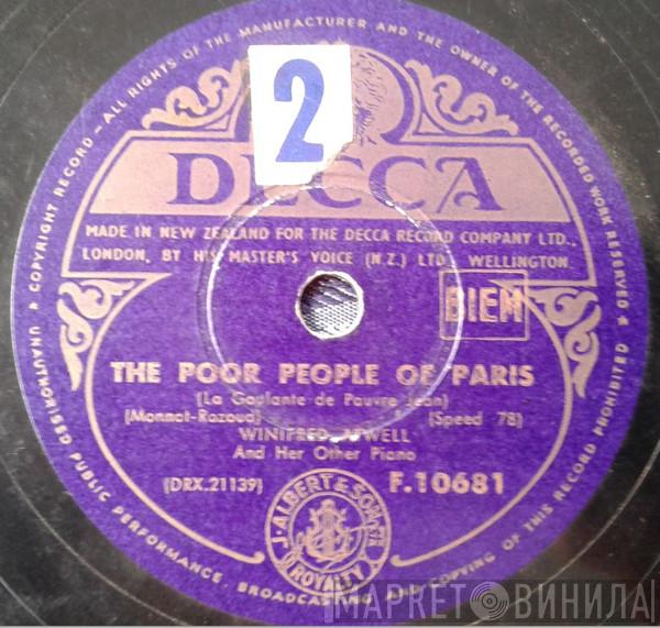 Winifred Atwell  - The Poor People Of Paris (La Goulante du Pauvre Jean) / Piano Tuner's Boogie