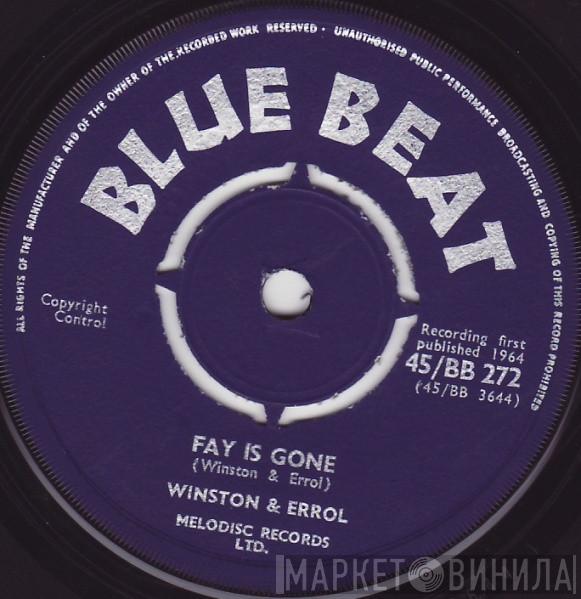 Winston & Errol, The Monarchs  - Fay Is Gone / Sauce & Tea