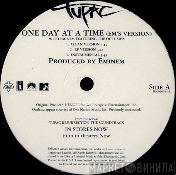 With 2Pac Featuring Eminem  The Outlawz  - One Day At A Time (Em's Version)