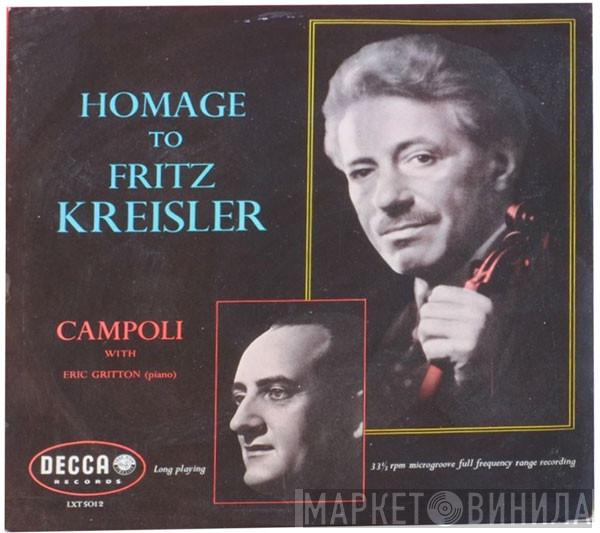 With Alfredo Campoli  Eric Gritton  - Homage To Fritz Kreisler