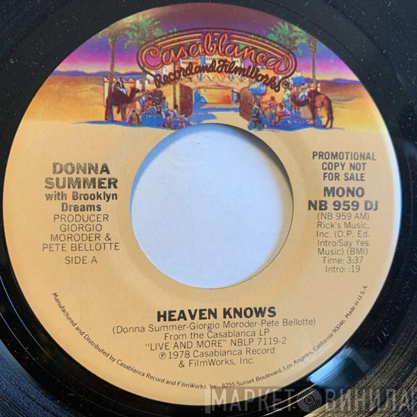 With Donna Summer  Brooklyn Dreams  - Heaven Knows