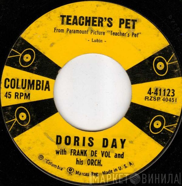 With Doris Day  Frank De Vol And His Orchestra  - Teacher's Pet / A Very Precious Love