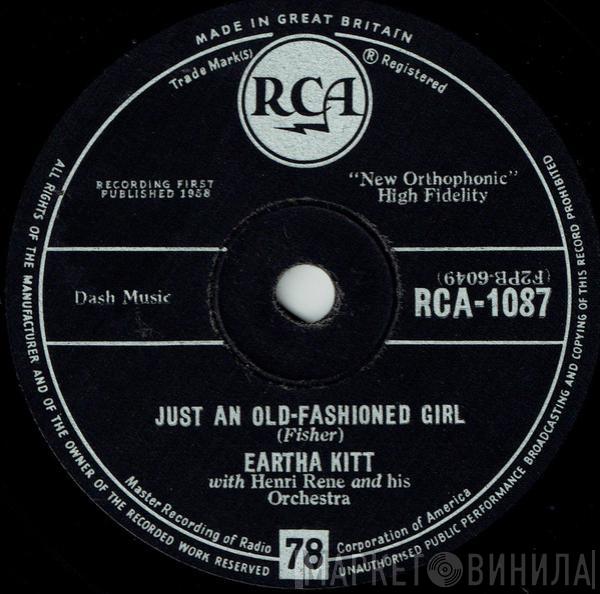 With Eartha Kitt  Henri René And His Orchestra  - Just An Old-Fashioned Girl / If I Can't Take It With Me (When I Go)
