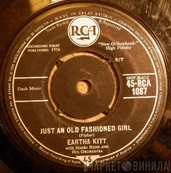 With Eartha Kitt  Henri René And His Orchestra  - Just An Old-Fashioned Girl