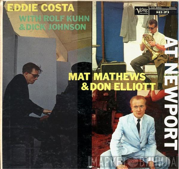 With Eddie Costa & Rolf Kühn + Dick Johnson  And Mat Mathews  Don Elliott  - At Newport