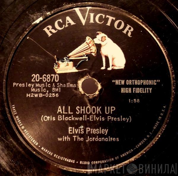 With Elvis Presley  The Jordanaires  - All Shook Up / That's When Your Heartaches Begin