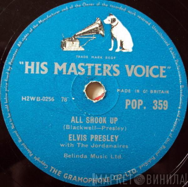 With Elvis Presley  The Jordanaires  - All Shook Up / That's When Your Heartaches Begin