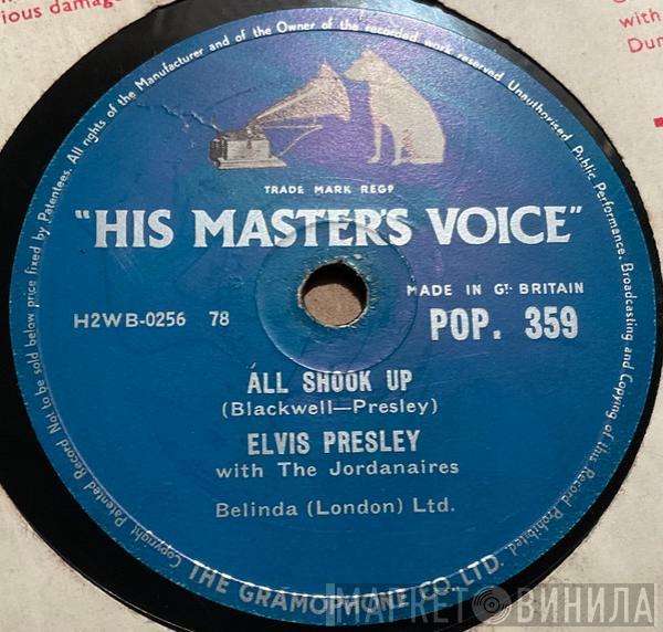 With Elvis Presley  The Jordanaires  - All Shook Up / That's When Your Heartaches Begin
