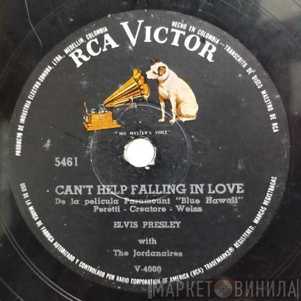With Elvis Presley  The Jordanaires  - Can't Help Falling In Love / Rock -A- Hula Baby