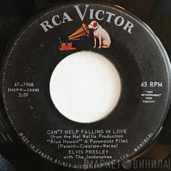 With Elvis Presley  The Jordanaires  - Can't Help Falling In Love / Rock-A-Hula Baby