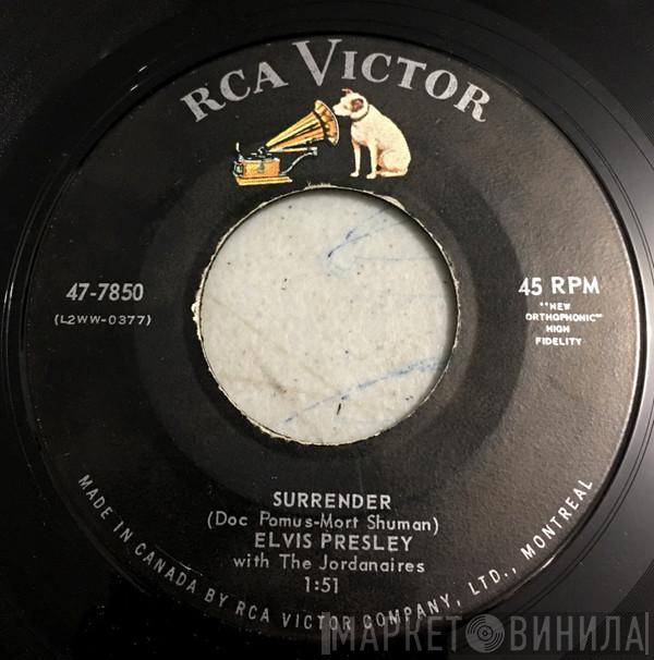 With Elvis Presley  The Jordanaires  - Surrender / Lonely Man