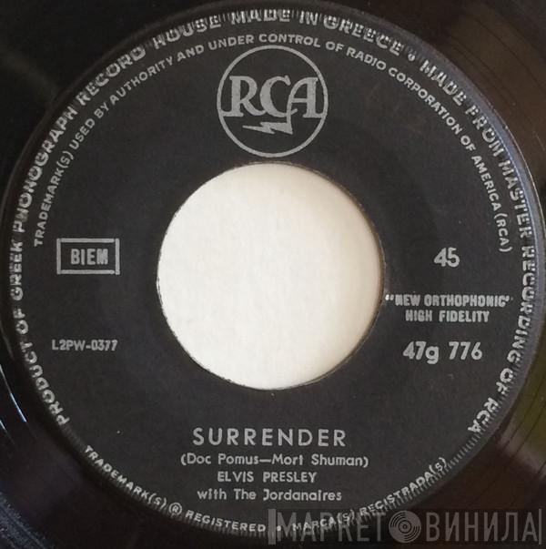 With Elvis Presley  The Jordanaires  - Surrender / Lonely Man
