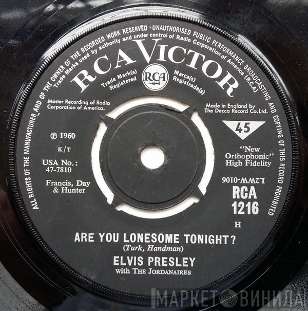 With Elvis Presley  The Jordanaires  - Are You Lonesome Tonight?