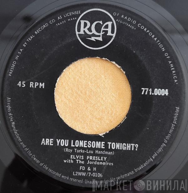 With Elvis Presley  The Jordanaires  - Are You Lonesome Tonight?