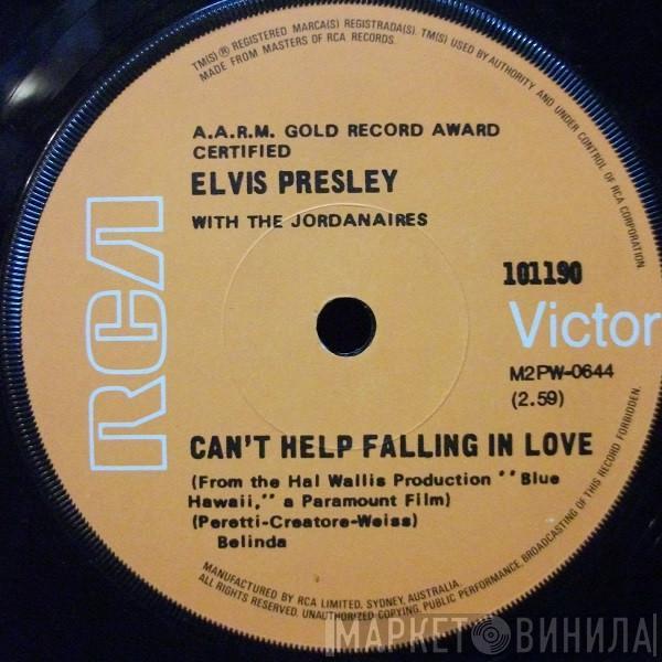 With Elvis Presley  The Jordanaires  - Can't Help Falling In Love