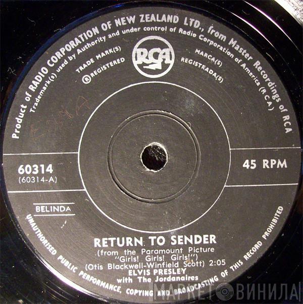 With Elvis Presley  The Jordanaires  - Return To Sender
