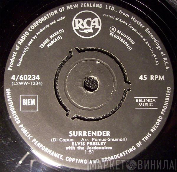 With Elvis Presley  The Jordanaires  - Surrender