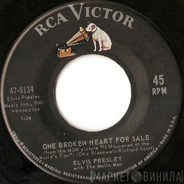 With Elvis Presley  The Mellomen  - One Broken Heart For Sale