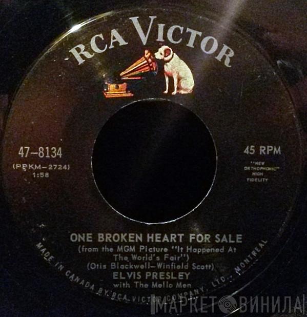 With Elvis Presley  The Mellomen  - One Broken Heart For Sale