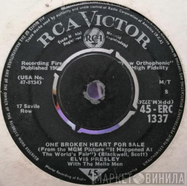 With Elvis Presley  The Mellomen  - One Broken Heart For Sale