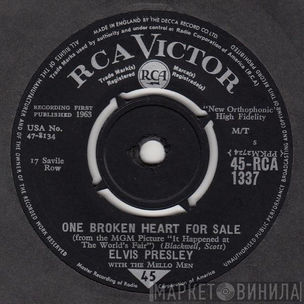 With Elvis Presley  The Mellomen  - One Broken Heart For Sale