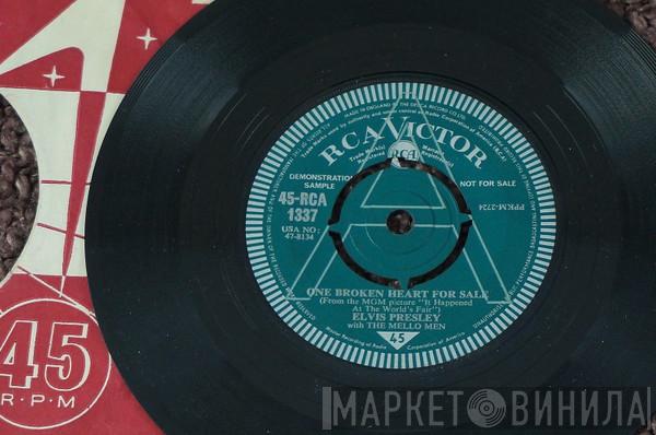 With Elvis Presley  The Mellomen  - One Broken Heart For Sale