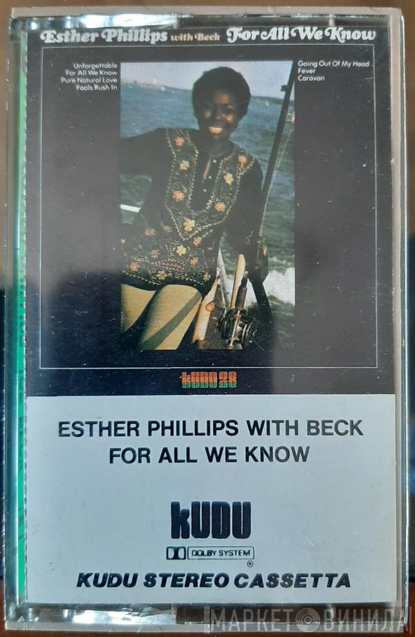 With Esther Phillips  Joe Beck  - For All We Know