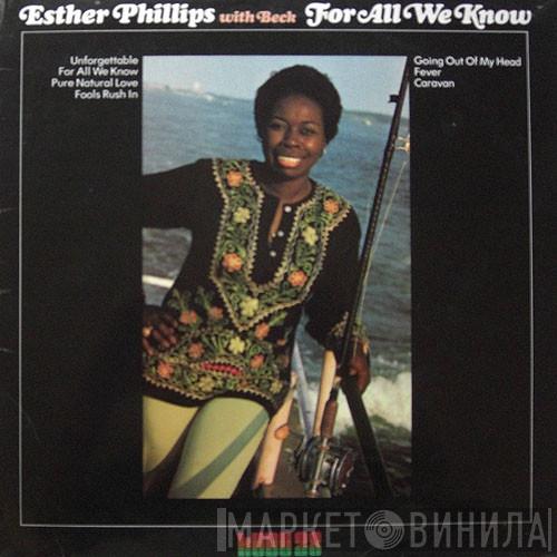 With Esther Phillips  Joe Beck  - For All We Know